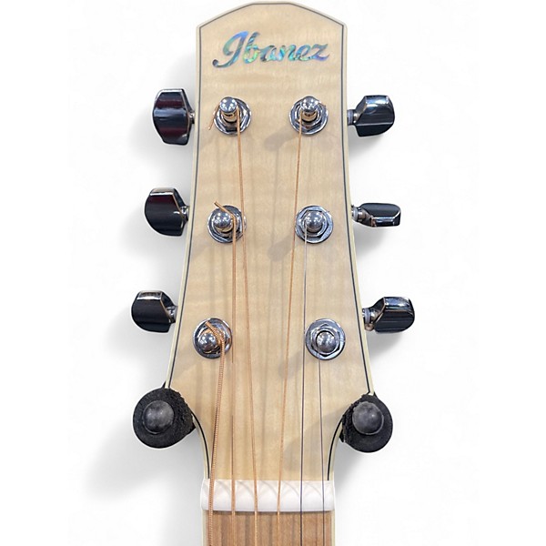 Used Ibanez AAM370E Antique White Acoustic Electric Guitar