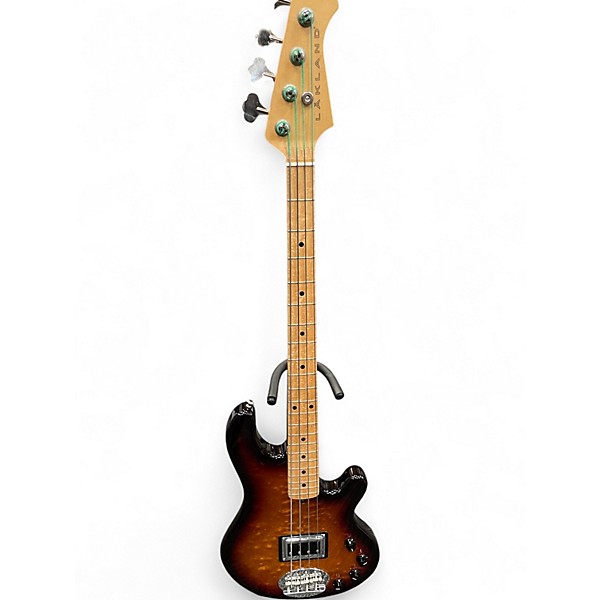 Used Lakland 476 SUNBURST Electric Bass Guitar