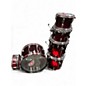 Used Ludwig 6 Piece Vistalite Red Drum Kit