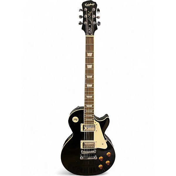 Used Epiphone Les Paul Standard Black Solid Body Electric Guitar