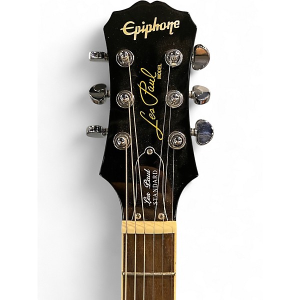 Used Epiphone Les Paul Standard Black Solid Body Electric Guitar