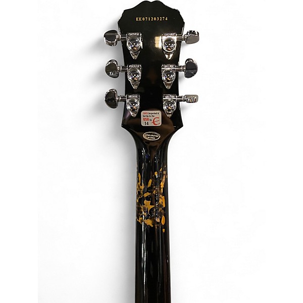 Used Epiphone Les Paul Standard Black Solid Body Electric Guitar