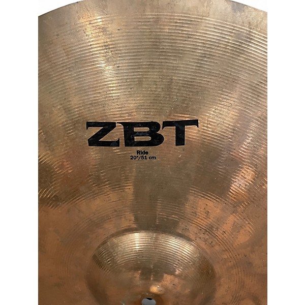Used 2010 Zildjian 20in ZBT Ride Cymbal