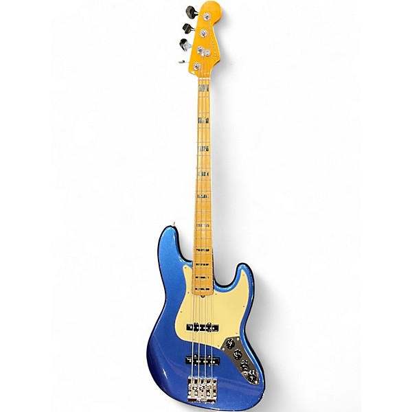 Used 2019 Fender American Ultra Jazz Bass Cobalt Blue Electric Bass Guitar