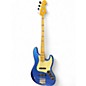 Used 2019 Fender American Ultra Jazz Bass Cobalt Blue Electric Bass Guitar thumbnail
