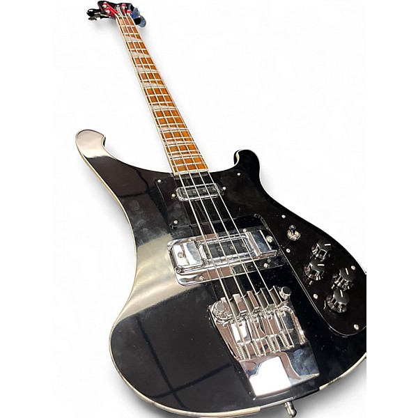 Used Rickenbacker 4003 Black Electric Bass Guitar