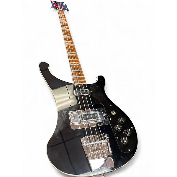 Used Rickenbacker 4003 Black Electric Bass Guitar
