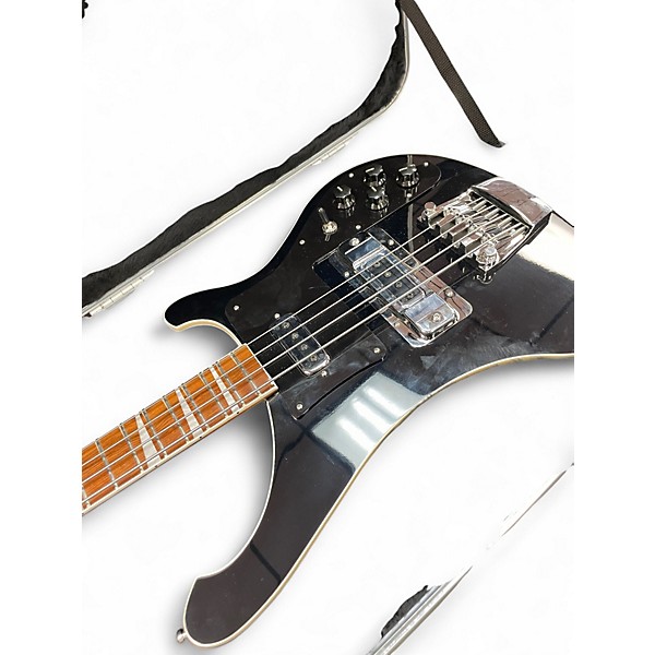 Used Rickenbacker 4003 Black Electric Bass Guitar
