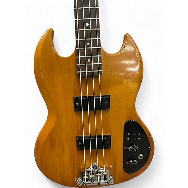 Vintage 1970s Gibson SB350 Natural Electric Bass Guitar