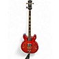 Used Electra 2221 Hollow Body Red Electric Bass Guitar thumbnail