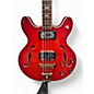 Used Electra 2221 Hollow Body Red Electric Bass Guitar