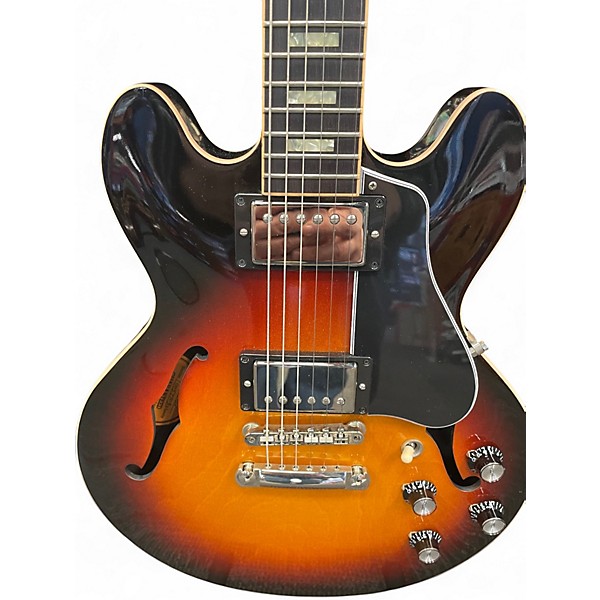 Used Gibson ES339 Vintage Sunburst Hollow Body Electric Guitar