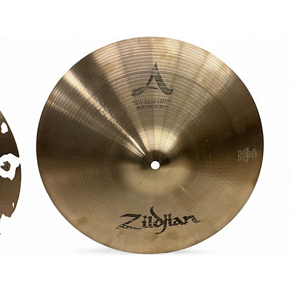 Used Zildjian 14in New Beat Hi Hat Pair Cymbal