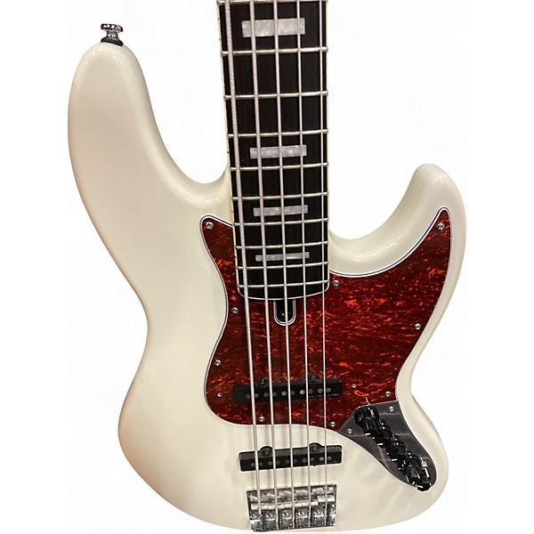 Used Sire Marcus Miller V7 Vintage Alder 5 String Alpine White Electric Bass Guitar