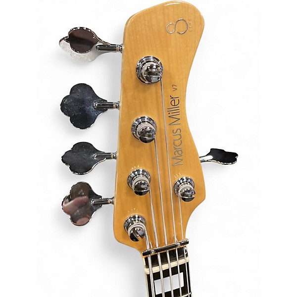 Used Sire Marcus Miller V7 Vintage Alder 5 String Alpine White Electric Bass Guitar
