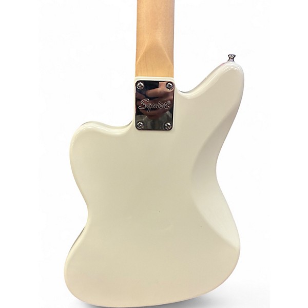 Used Squier Mini Jazzmaster HH White Solid Body Electric Guitar