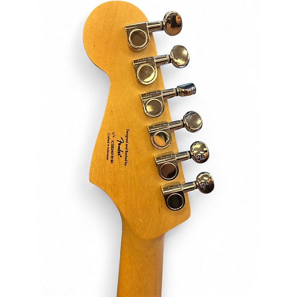 Used Squier Mini Jazzmaster HH White Solid Body Electric Guitar