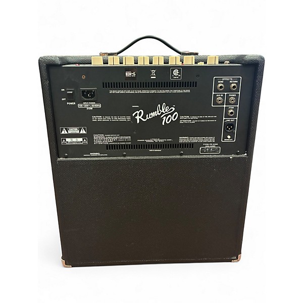Used Fender Rumble 100 1x15 100W Bass Combo Amp