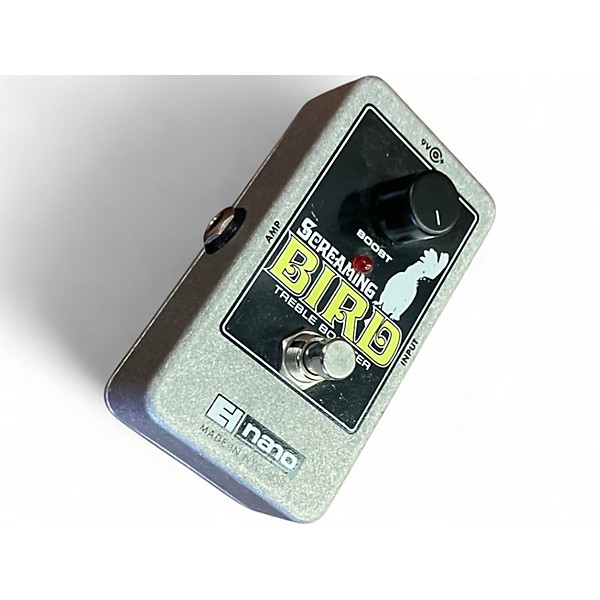 Used Electro-Harmonix Screaming Bird Treble Booster Effect Pedal