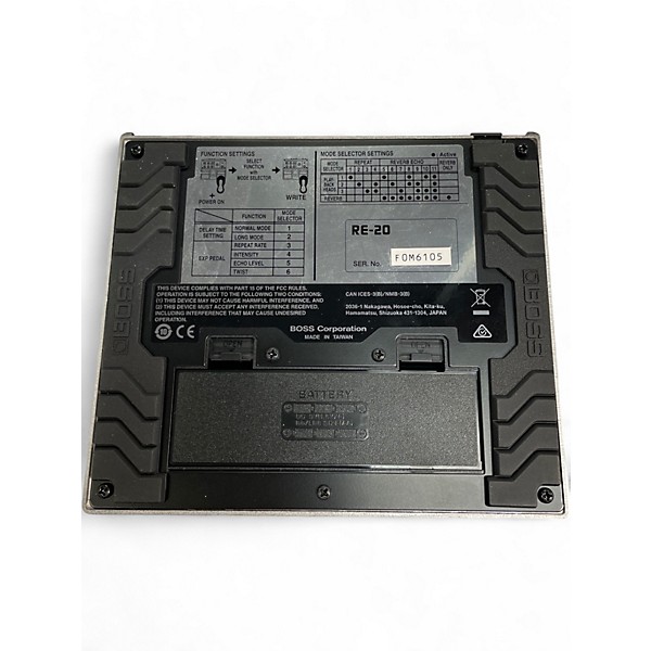 Used BOSS RE20 Space Echo Effect Pedal