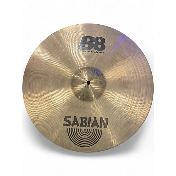 Used SABIAN 18in B8 Crash Ride Cymbal