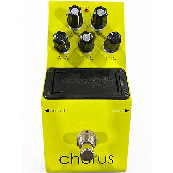 Used Starcaster by Fender CHORUS Effect Pedal