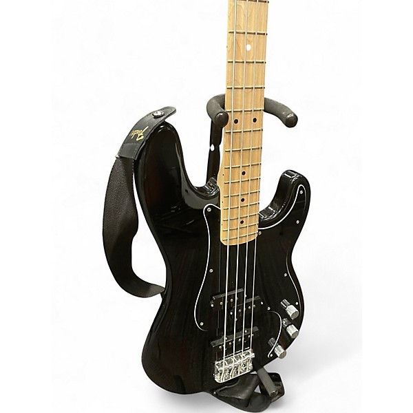 Used Squier Affinity Precision Bass Black Electric Bass Guitar