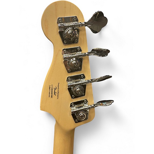 Used Squier Affinity Precision Bass Black Electric Bass Guitar