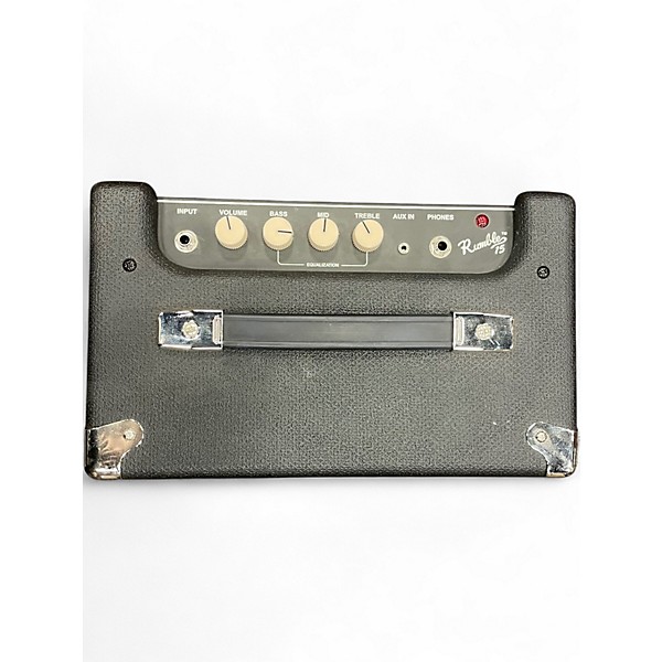 Used Fender Rumble 15 15W 1X8 Bass Combo Amp