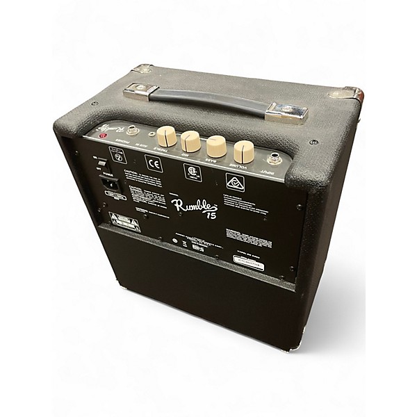 Used Fender Rumble 15 15W 1X8 Bass Combo Amp