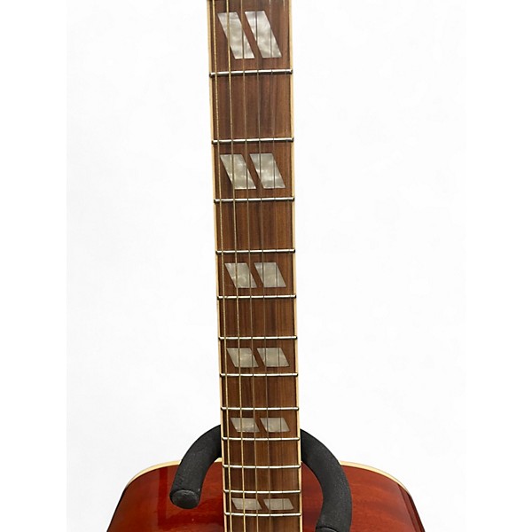 Used Epiphone Hummingbird Pro 2 Tone Sunburst Acoustic Electric Guitar