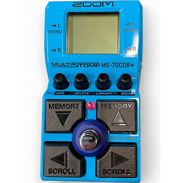Used Zoom ZMS70CDRPLUS MS-70CDR MULTISTOMP CHORUS/DLY/REVERB Effect Pedal