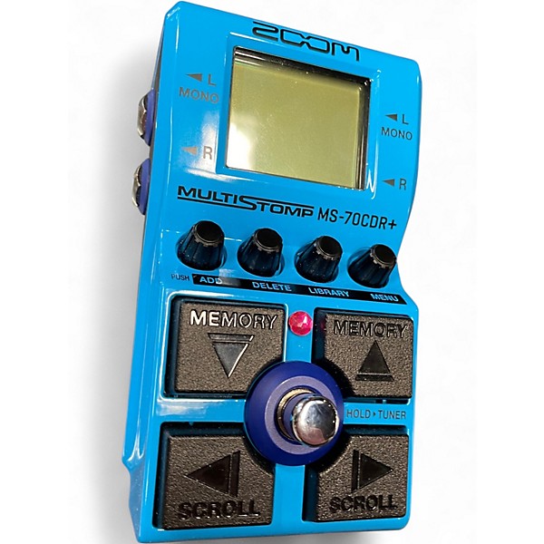 Used Zoom ZMS70CDRPLUS MS-70CDR MULTISTOMP CHORUS/DLY/REVERB Effect Pedal