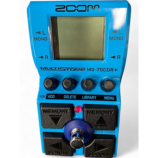 Used Zoom ZMS70CDRPLUS MS-70CDR MULTISTOMP CHORUS/DLY/REVERB Effect Pedal