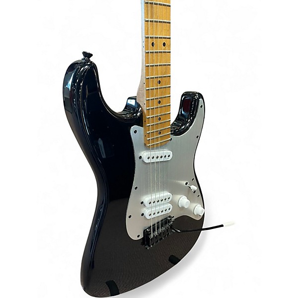 Used Squier Contemporary Stratocaster Black Solid Body Electric Guitar