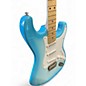 Used Indio Classic S-Style Blue Burst Solid Body Electric Guitar