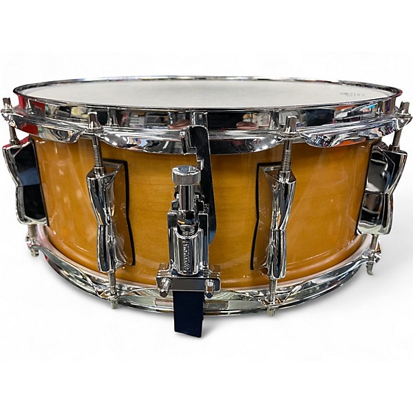 Used Yamaha 14X5.5 Stage Custom Snare HONEY AMBER Drum