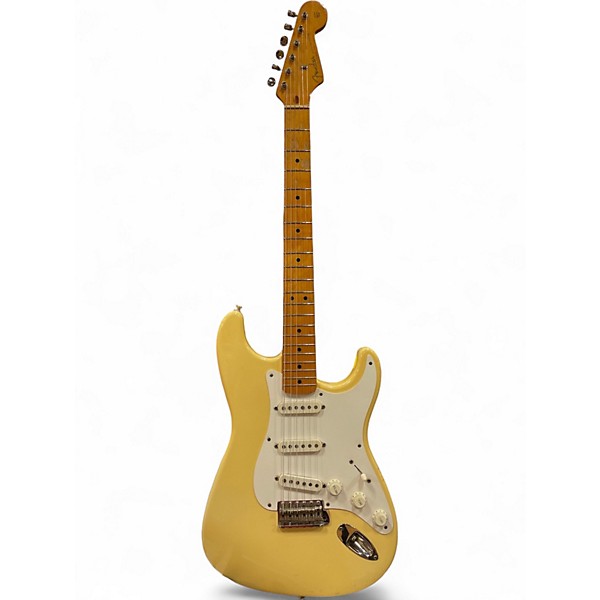 Vintage 1989 Fender VINTAGE SERIES 1957 STRATOCASTER REISSUE VINTAGE WHITE Solid Body Electric Guitar