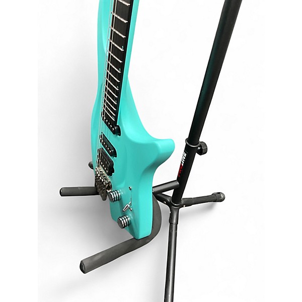 Used Aristides H/06 AQUA GREEN Solid Body Electric Guitar
