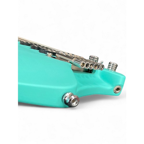 Used Aristides H/06 AQUA GREEN Solid Body Electric Guitar