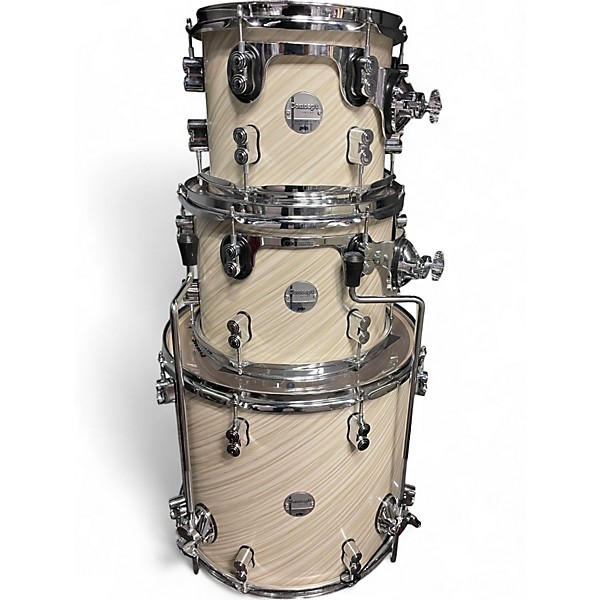 Used PDP by DW 4 Piece Concept Series Twisted Ivory Drum Kit