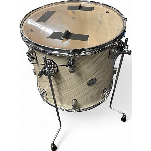 Used PDP by DW 4 Piece Concept Series Twisted Ivory Drum Kit