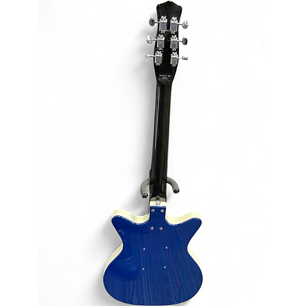 Used Danelectro 59M NOS+ DC GGB Blue Solid Body Electric Guitar