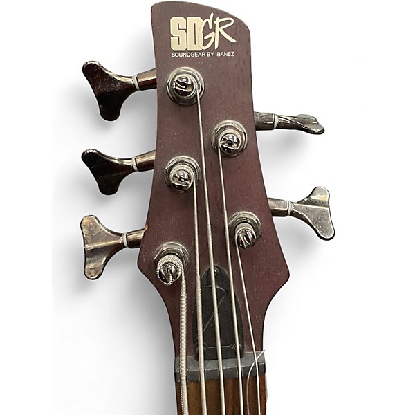 Used Ibanez SR505 5 String Natural Electric Bass Guitar