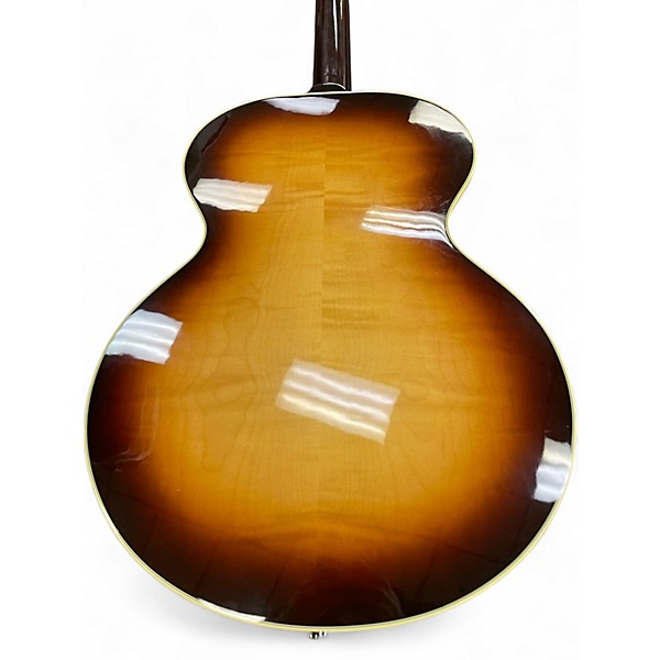 Used Gibson J185 2 Tone Sunburst Acoustic Guitar