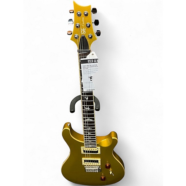 Used PRS SE Custom 24 Gold Solid Body Electric Guitar