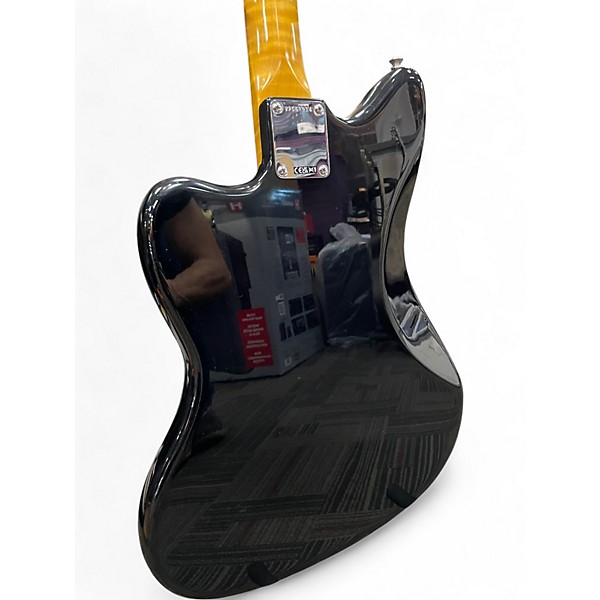 Used Fender AVRI 66 Jazzmaster Black Solid Body Electric Guitar