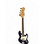Used Fender Standard Jazz Bass Blue Electric Bass Guitar