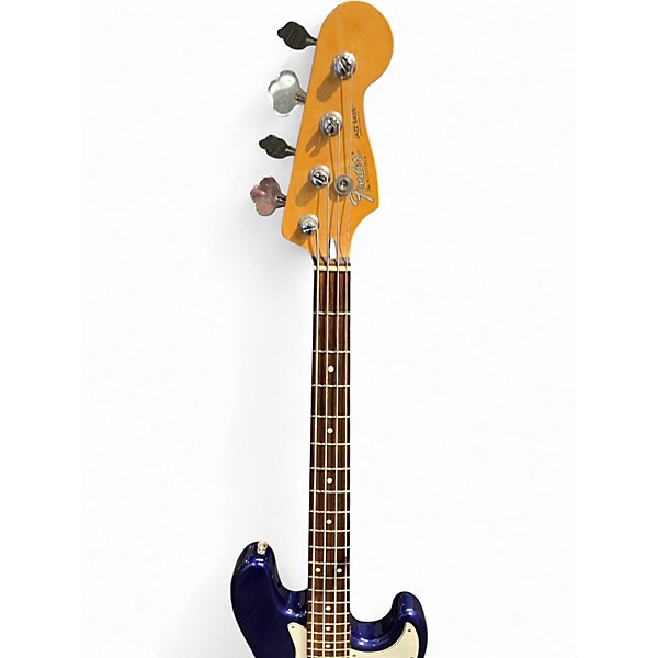 Used Fender Standard Jazz Bass Blue Electric Bass Guitar