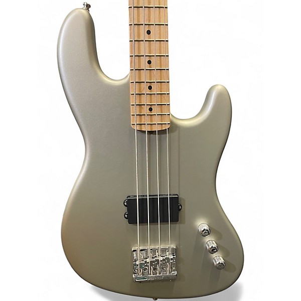 Used Fender Flea Signature Active Jazz Bass Inca Silver Electric Bass Guitar